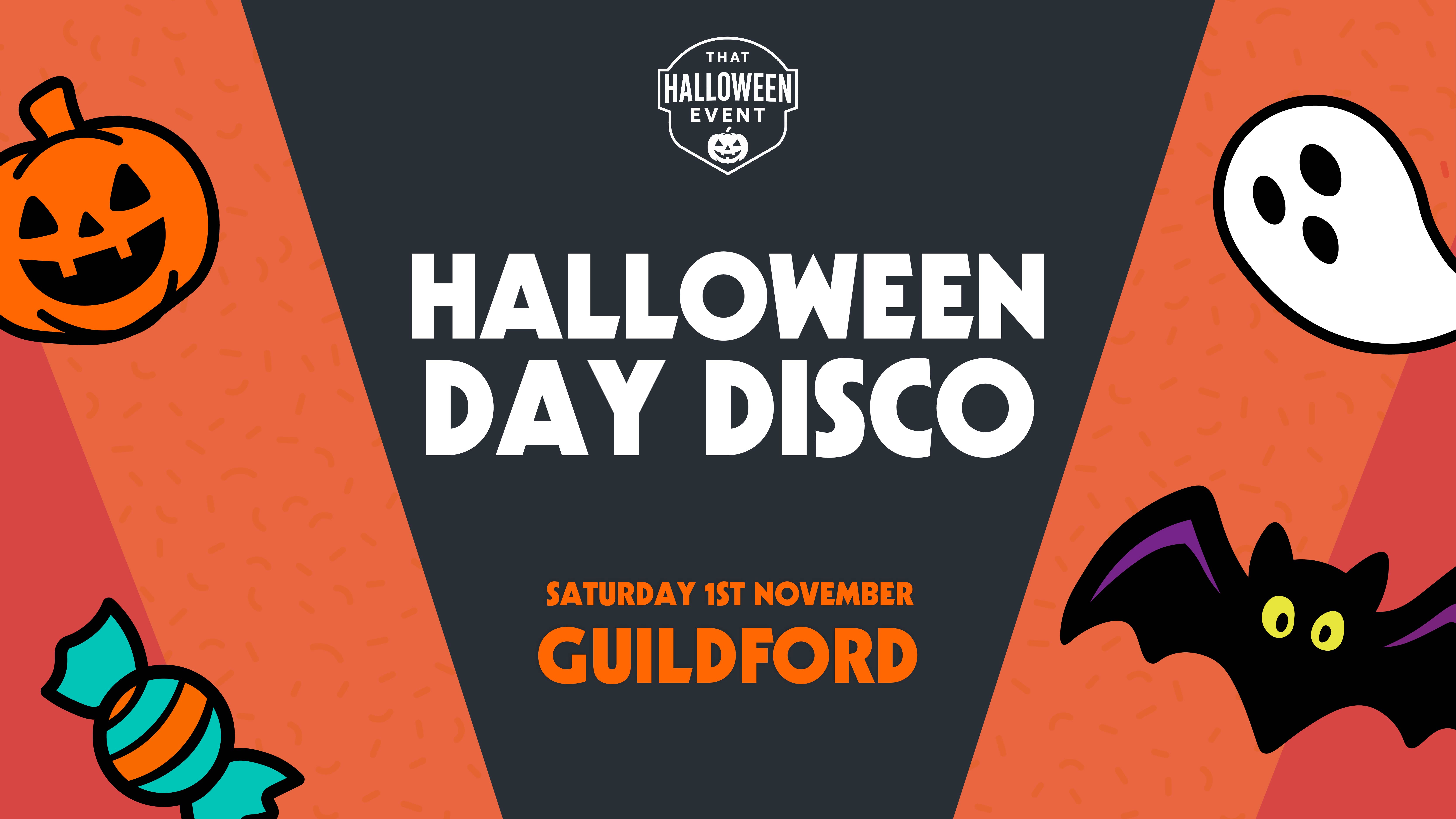 Halloween Day Disco | Guildford Logo